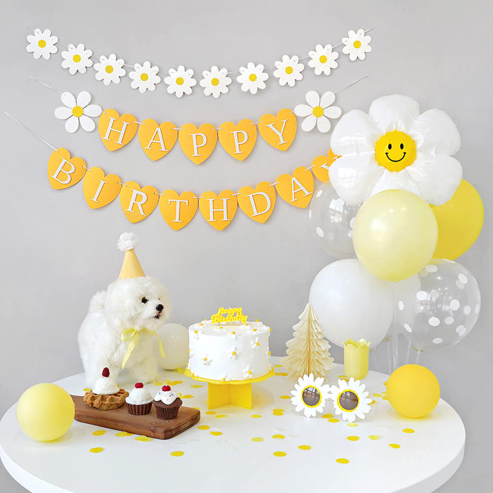 애견 반려견 강아지 생일파티 고양이 생일상 돌잔치 용품 소품 세트 감성 파스텔 심플 상세 이미지 6