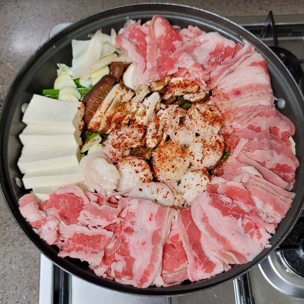 미국산 우삼겹 냉동 수입 삼겹양지 1kg 이미지 2