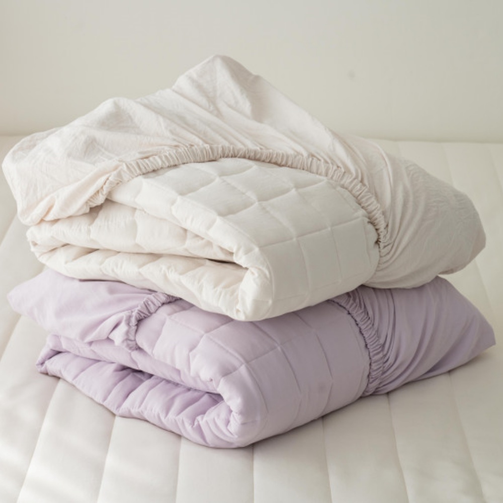 엠보라 누빔매트리스 침대 커버 슈퍼싱글 호텔 화이트 S/SS