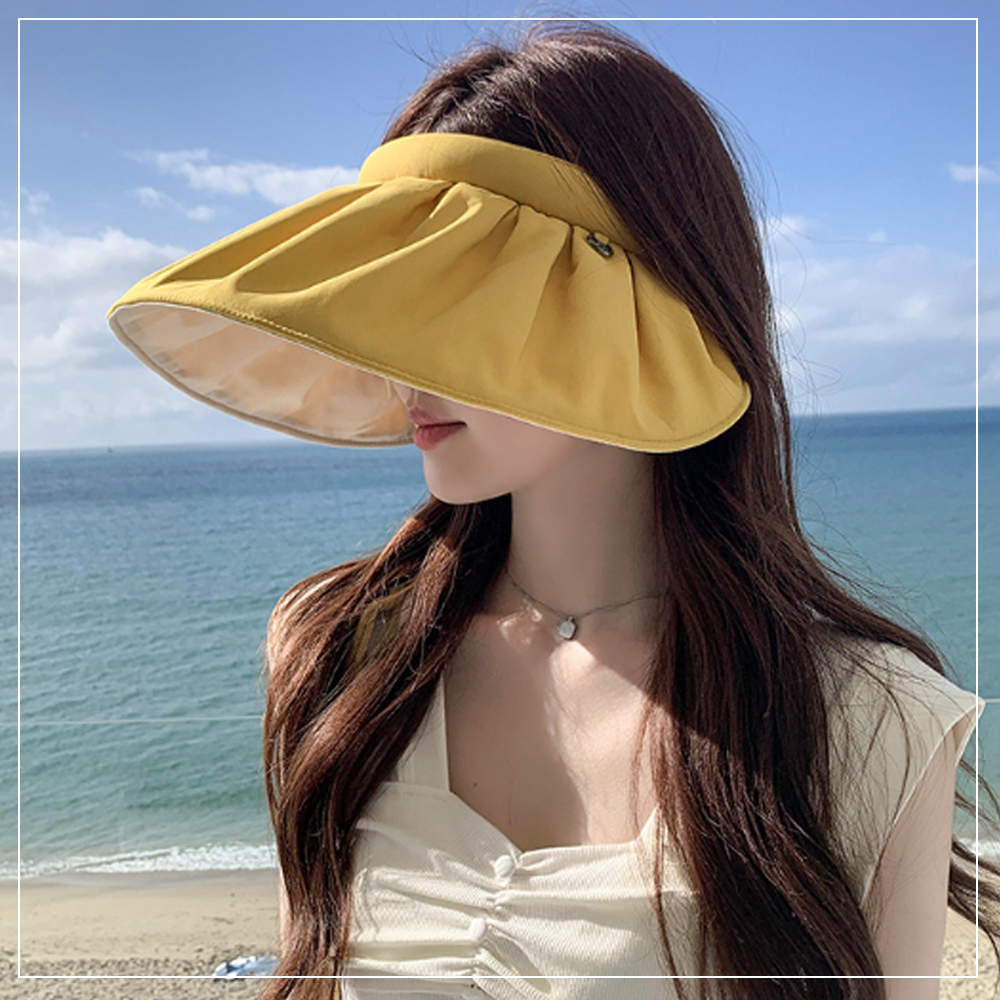 창 넓은 선캡 농사용 모자 여성 썬햇 라탄 캡 밭 농촌 아쿠아 워터파크 햇빛 차단 부니햇 - 상세 이미지 5