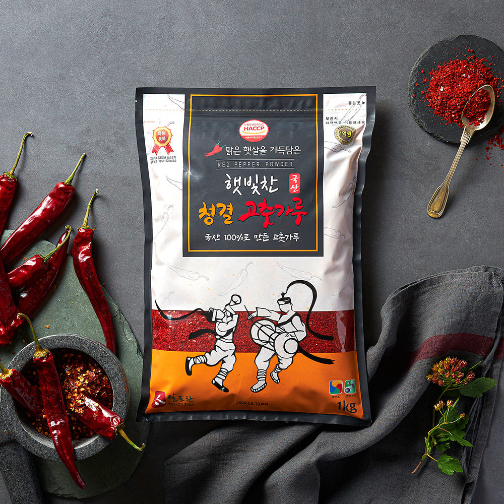 햇빛찬 25년 국산 태양초 햇 고춧가루 보통맛 김치용 1kg - 최저가 19,800원