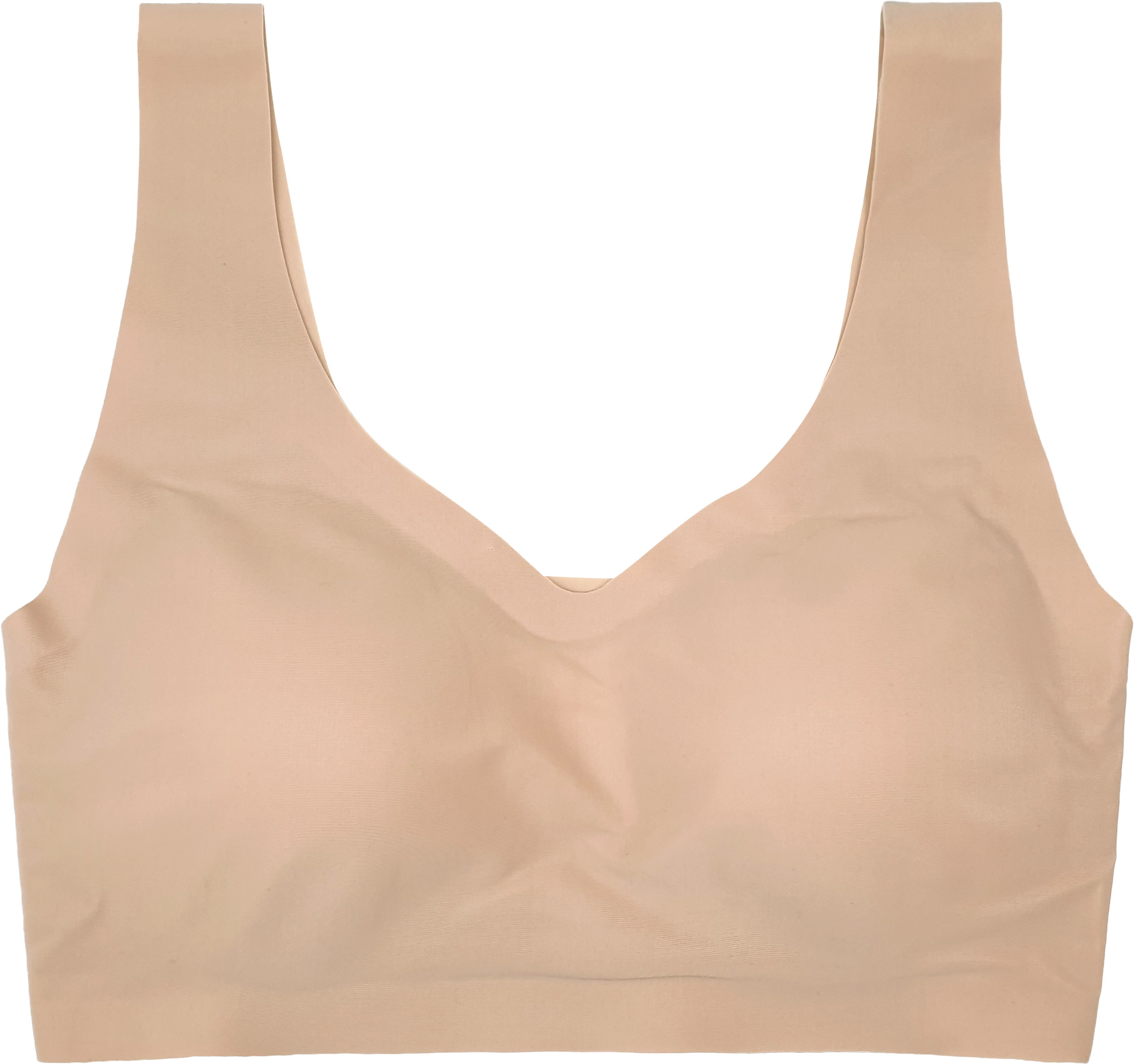 코나 국산 일체형패드 노와이어 노라인 누디 수면 무봉제 심리스브라탑BR6100 이미지 3