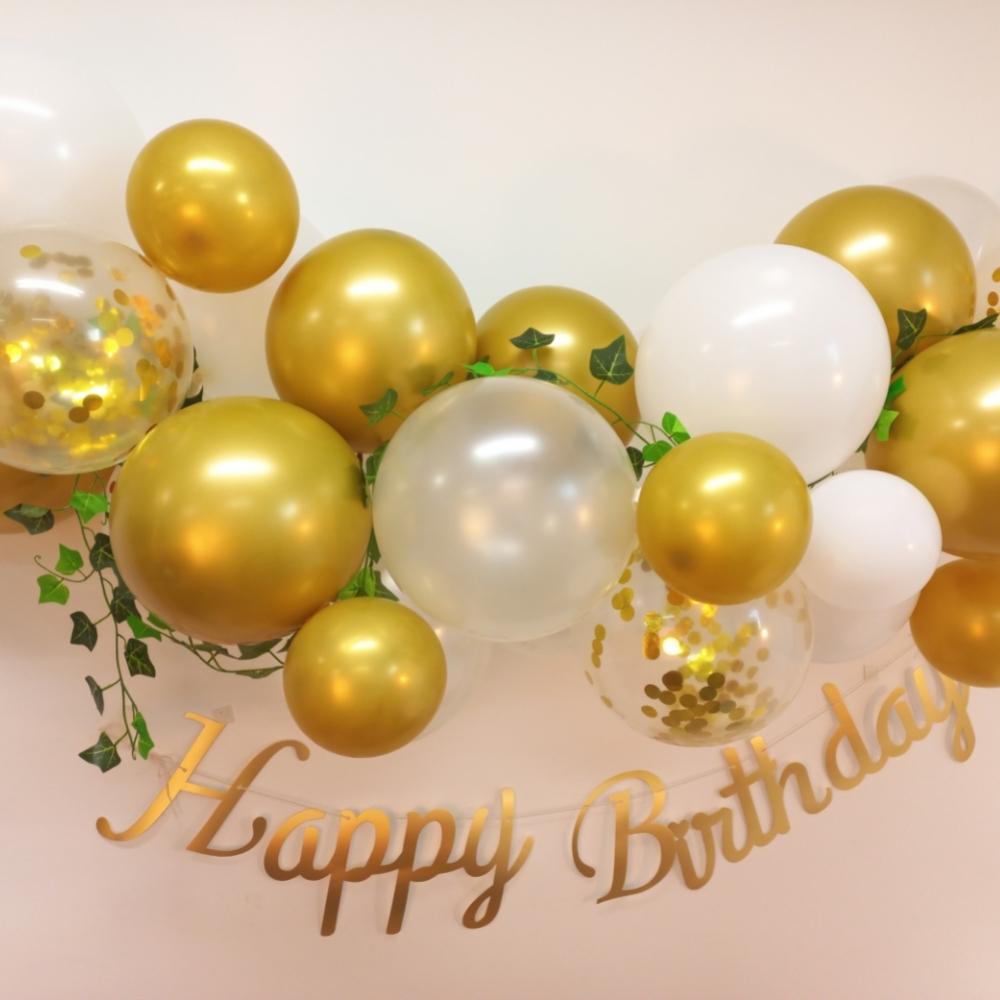 조화줄기 클라우드풍선 생일파티 세트 - 상세 이미지 3