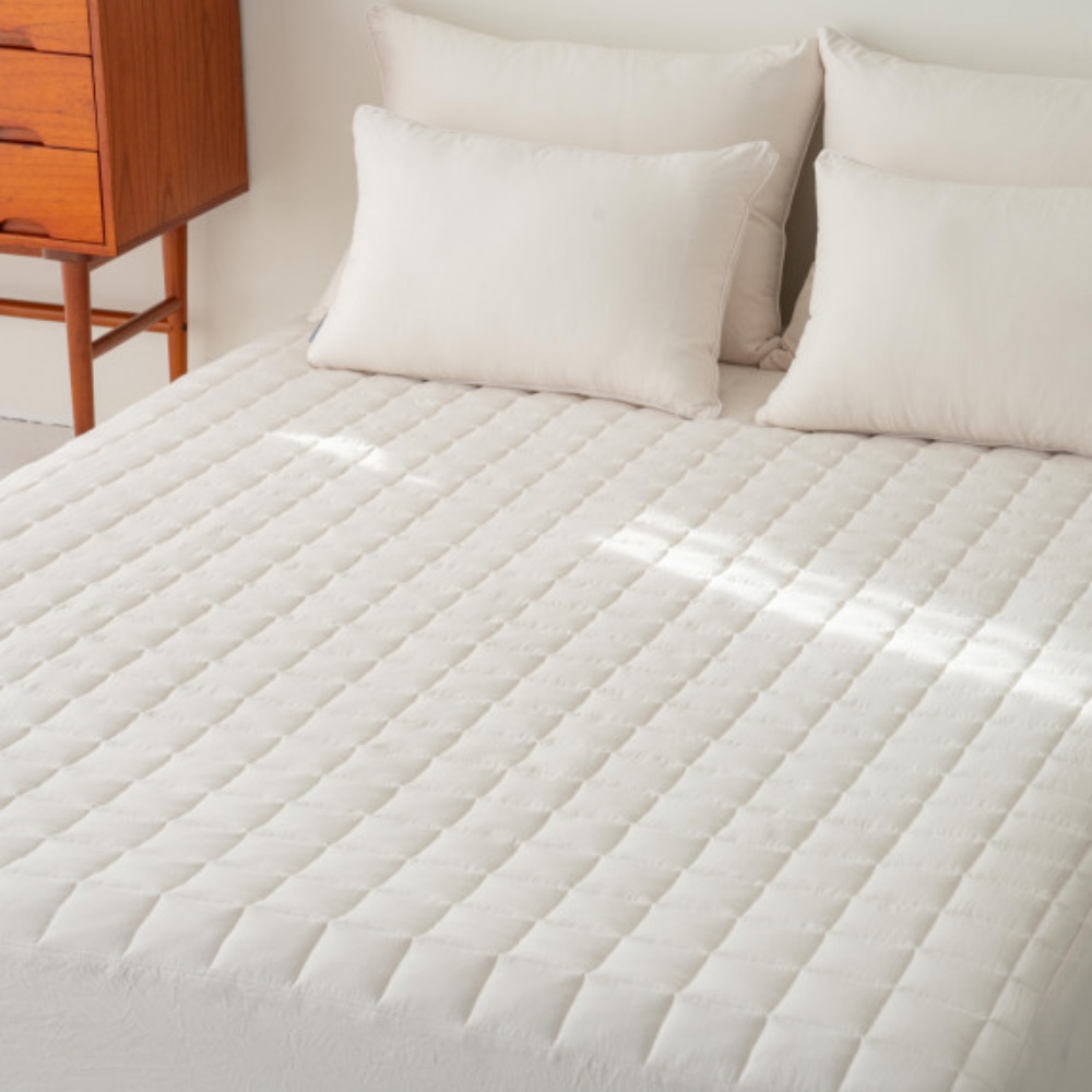 엠보라 누빔매트리스 침대 커버 슈퍼싱글 호텔 화이트 S/SS