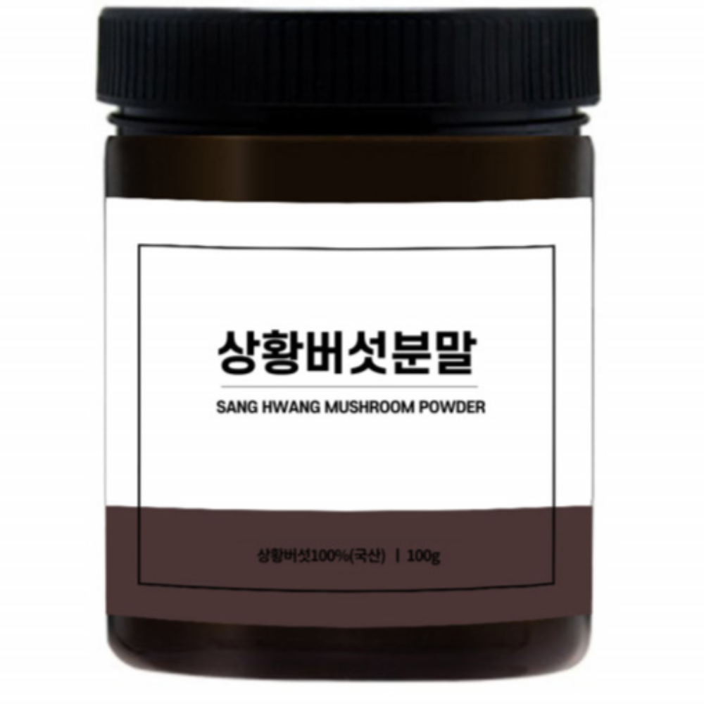 빛가람 참나무 상황버섯 분말 가루 100% 100g 국내산 면역 베타글루칸 베타카로틴 제품 이미지