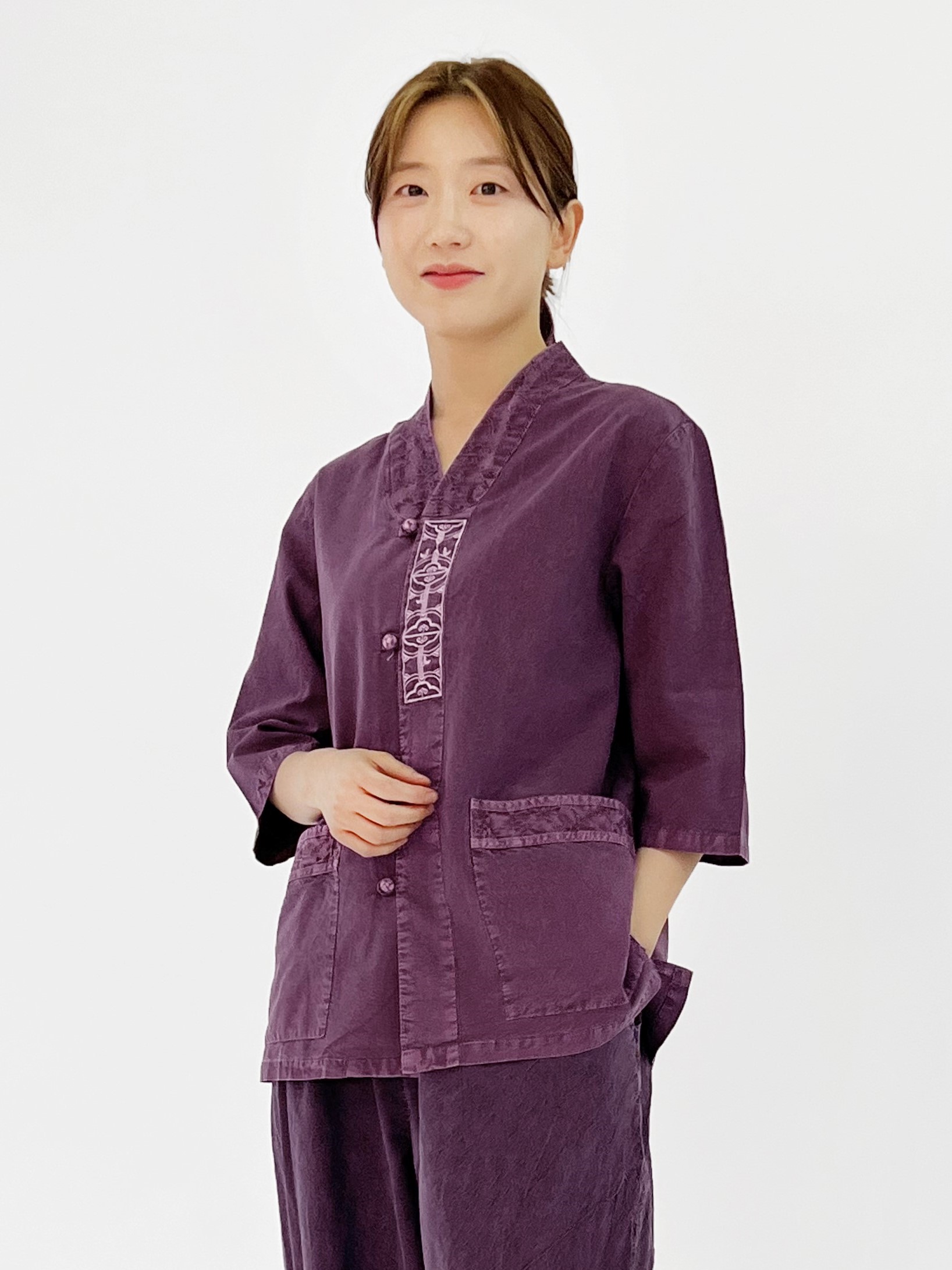 백제봉 생활한복저고리 단품 전통문양 봄 여름 가을 겨울 이미지 6