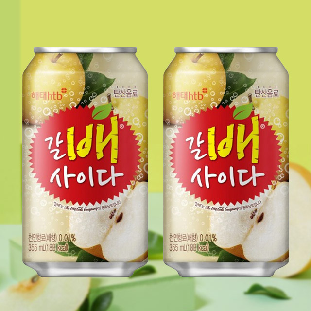 해태 갈배사이다 355ml x 24캔 - 상품 이미지