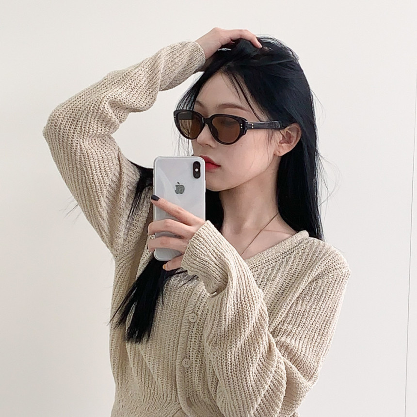 [UV400/선글라스16종] 캣츠 유니크 힙 y2k 라운드 인싸 레트로 자외선차단 틴트 선글라스 모음 상세 이미지 33
