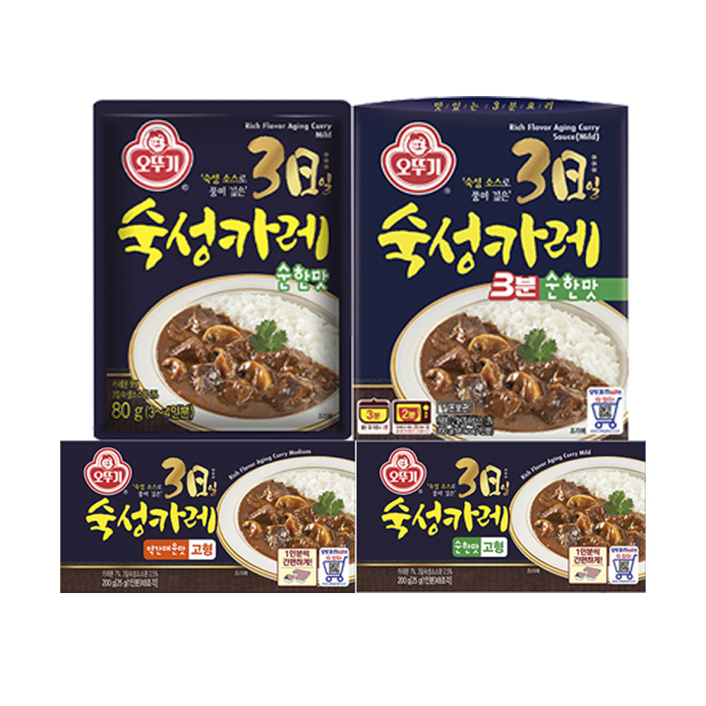 오뚜기 3일 숙성 카레 순한맛, 80g, 40개 - 상세 이미지 5
