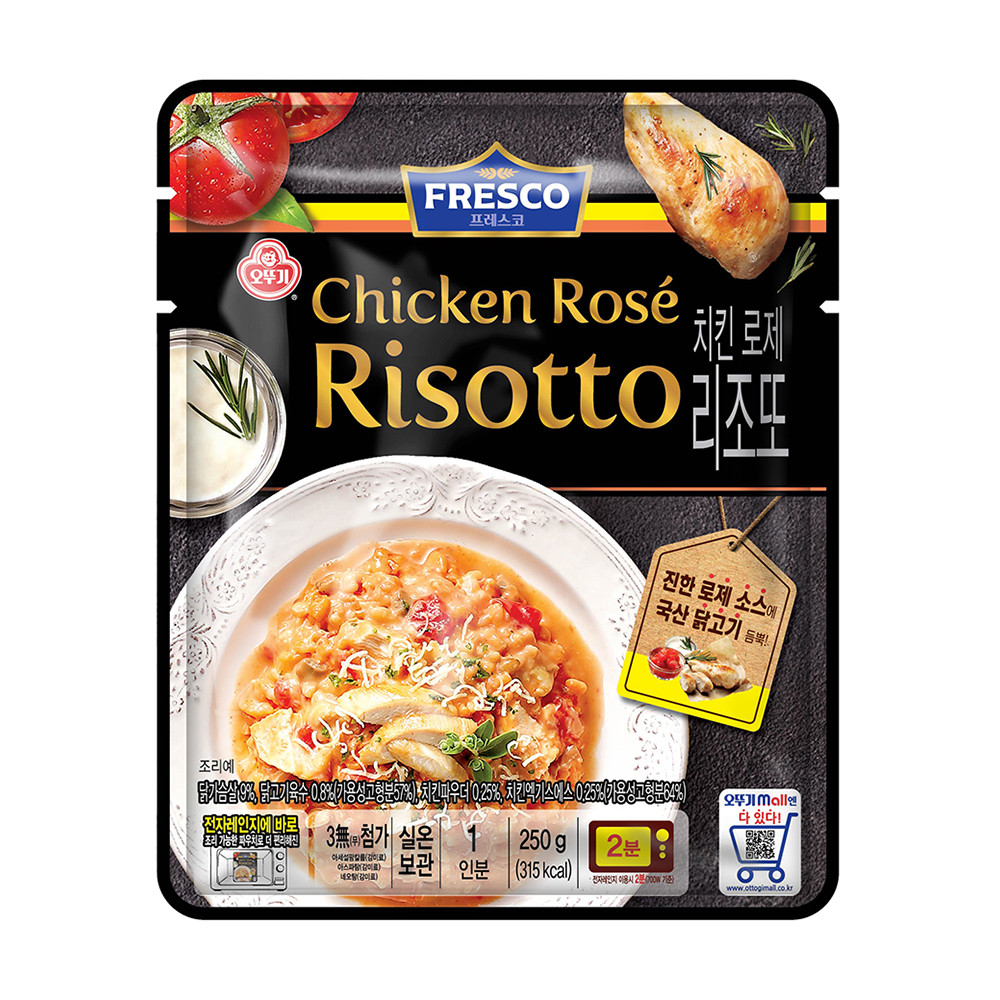 오뚜기 프레스코 치킨로제 리조또 250g - 상품 이미지