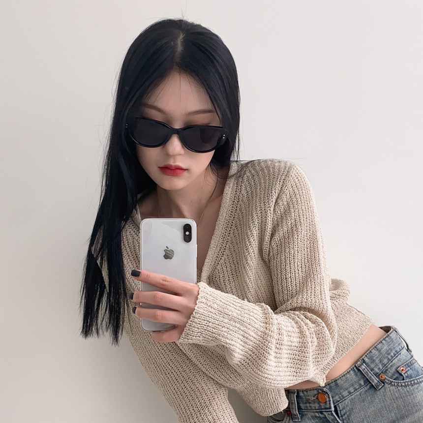 [UV400/선글라스16종] 캣츠 유니크 힙 y2k 라운드 인싸 레트로 자외선차단 틴트 선글라스 모음 상세 이미지 17