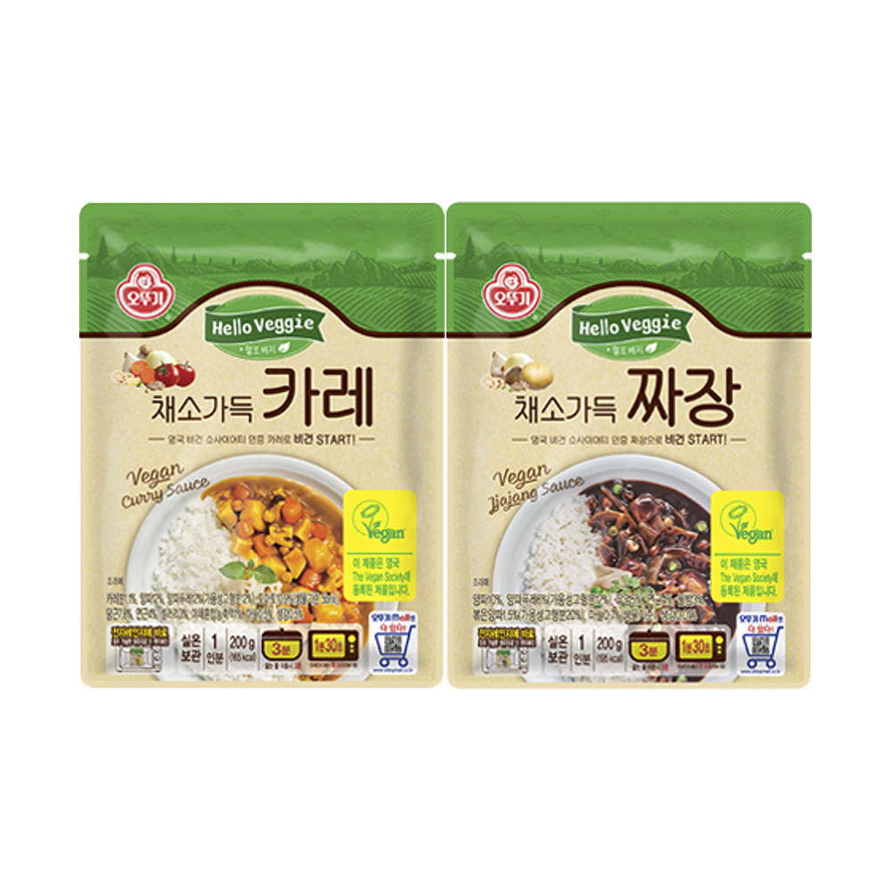 오뚜기 헬로베지 비건 채소가득 카레 200g - 상세 이미지 4