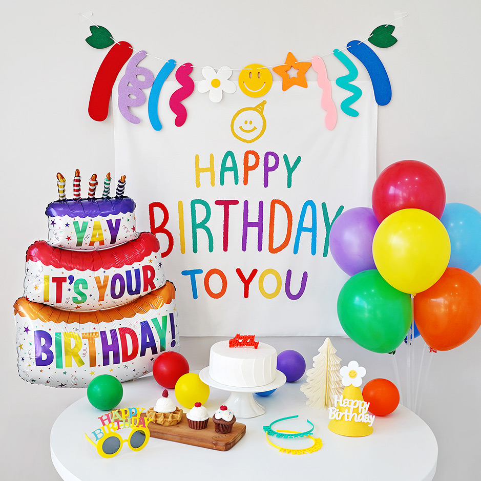 애견 생일파티 애견 소품 세트 파스텔 디자인 애견 파티 아이디어 생일파티 준비