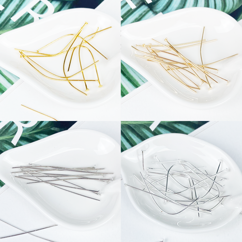 DIY) 50mm T자핀 T핀 비즈공예 부자재 (약200개) - 상품 이미지