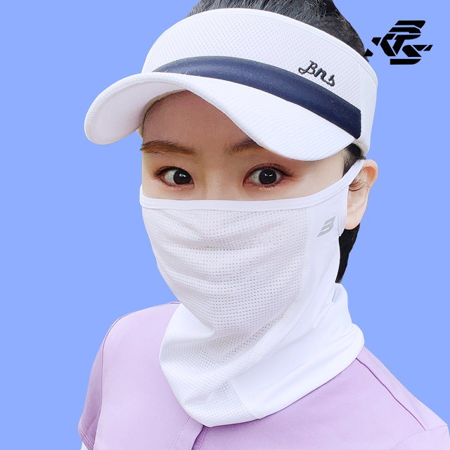 밥앤스미스 자외선차단마스크 얼굴햇빛가리개 스포츠 테니스 등산 골프 마스크 - 상세 이미지 3