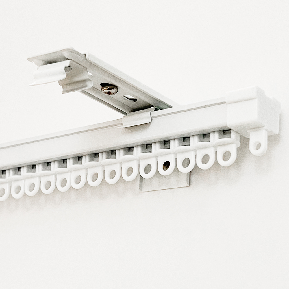 밀스 커튼 이중레일 듀얼 브라켓
