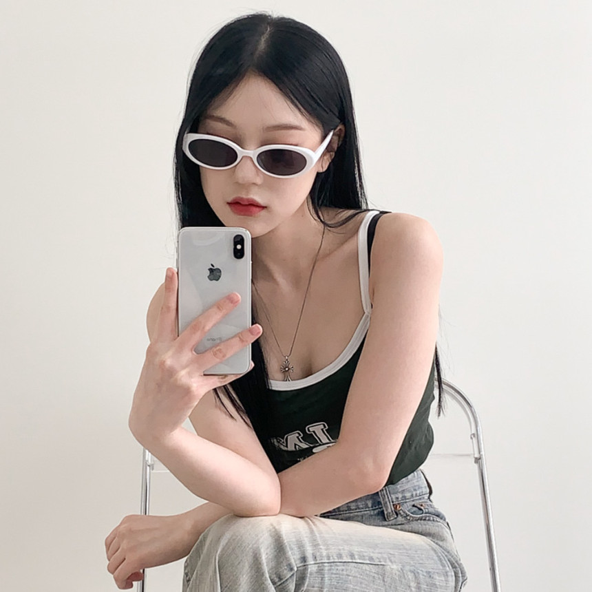 [UV400/선글라스16종] 캣츠 유니크 힙 y2k 라운드 인싸 레트로 자외선차단 틴트 선글라스 모음 상세 이미지 184