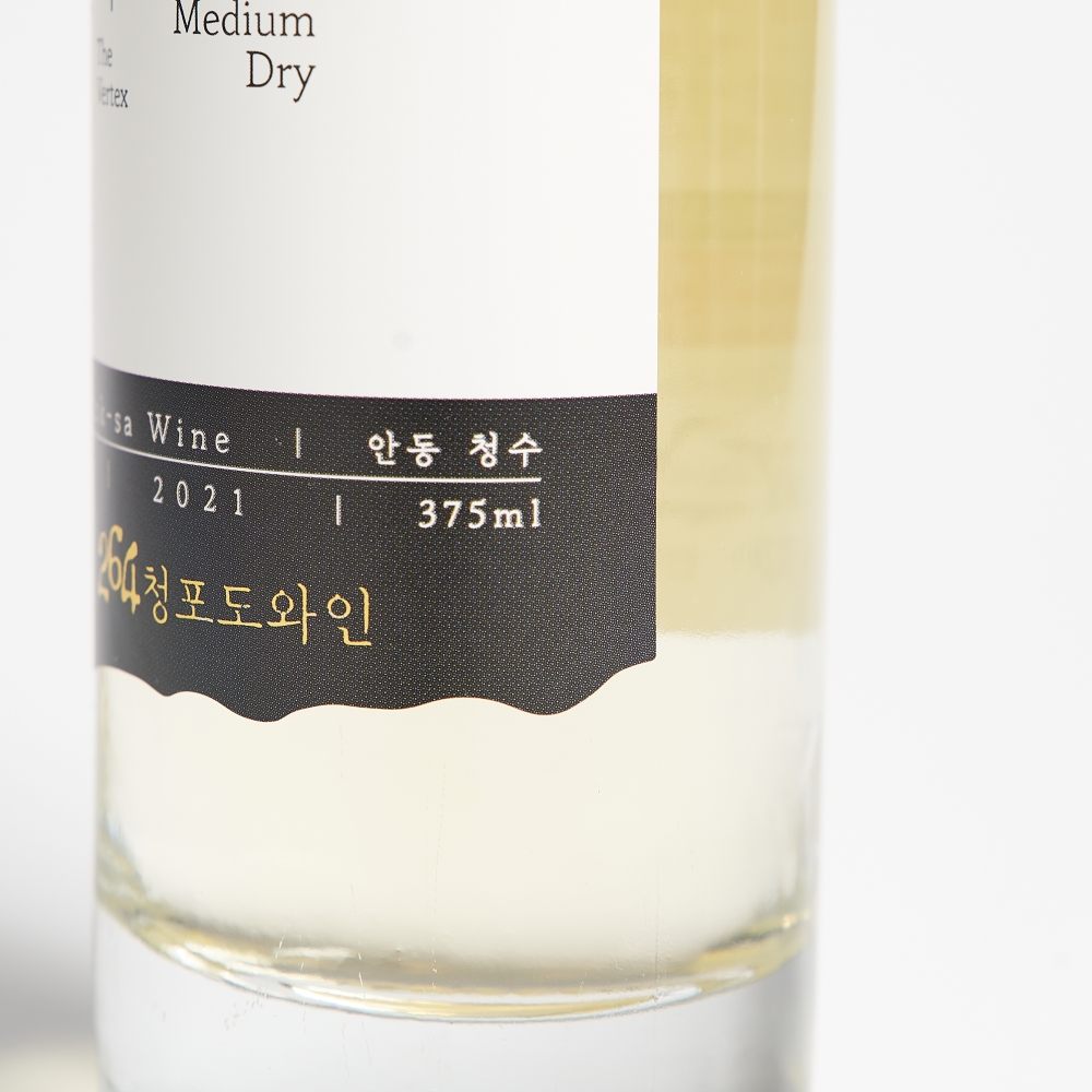 이육사와인 절정 13.5도 375ml 264청포도와인 청수 화이트(케이스포함) - 상세 이미지 4