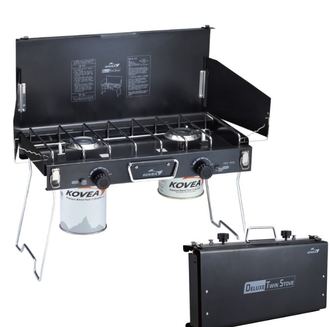 코베아 트윈 버너 투버너 디럭스 스토브 이소 가스 호환