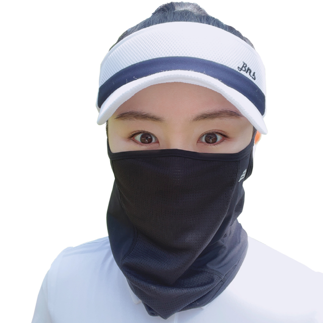 밥앤스미스 자외선차단마스크 얼굴햇빛가리개 스포츠 테니스 등산 골프 마스크 - 상세 이미지 2