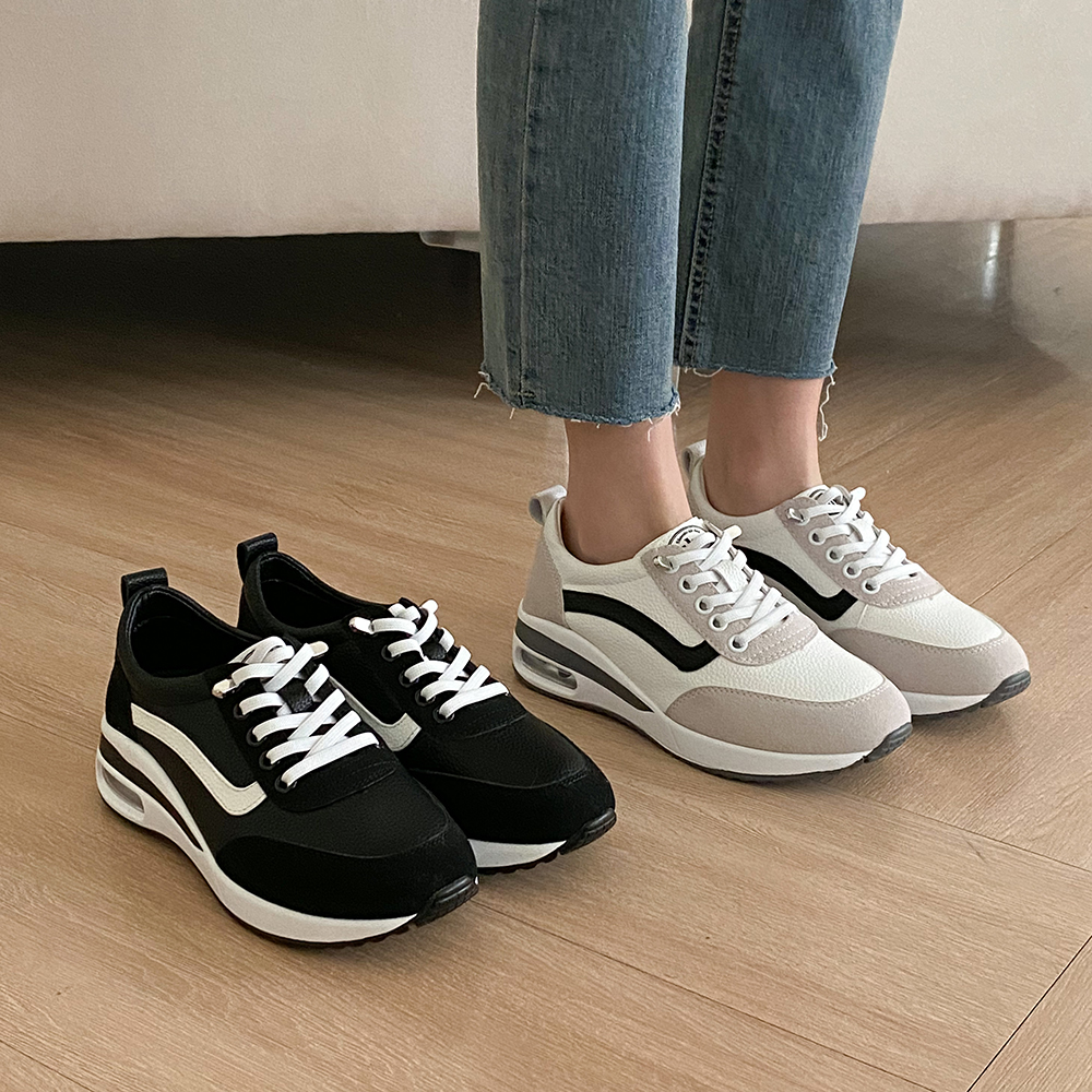 여자 키높이 스니커즈 통굽 운동화