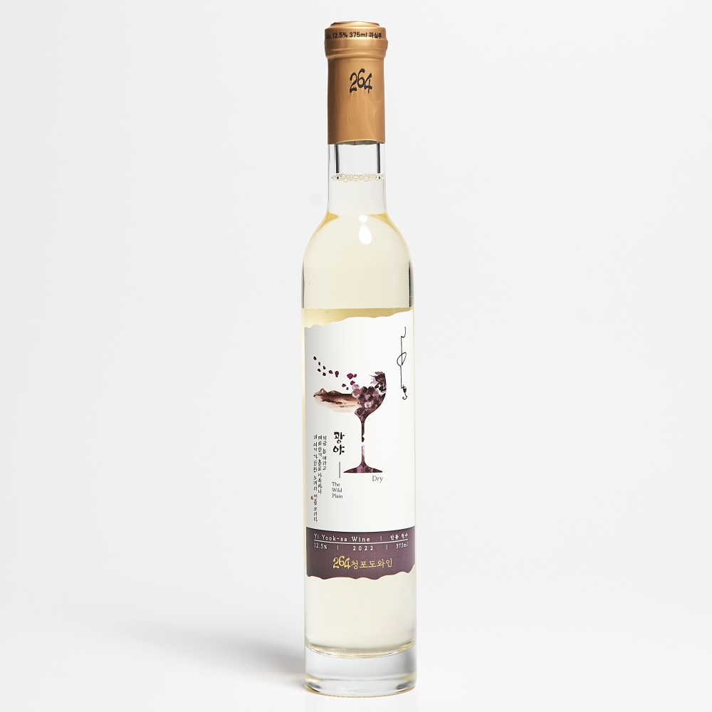 이육사와인 광야 12.5도 375ml 264청포도와인 청수 화이트(케이스포함) - 상세 이미지 2