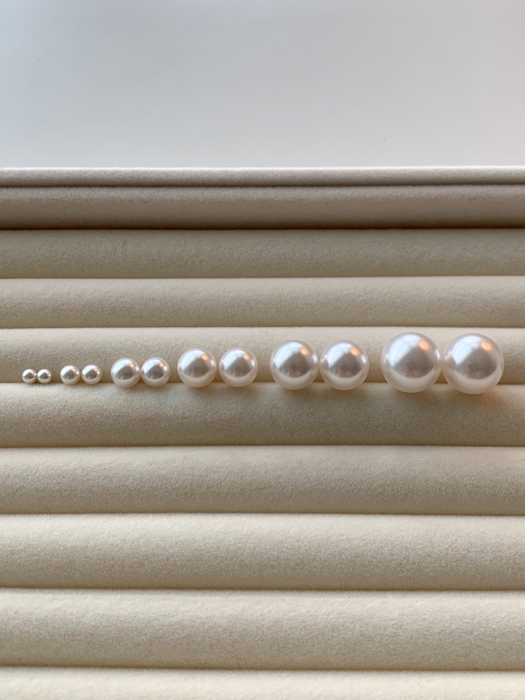 14k 스와로브스키 진주 귀걸이 (화이트진주) 3mm 4mm 6mm 8mm 10mm 12mm - 상품 이미지