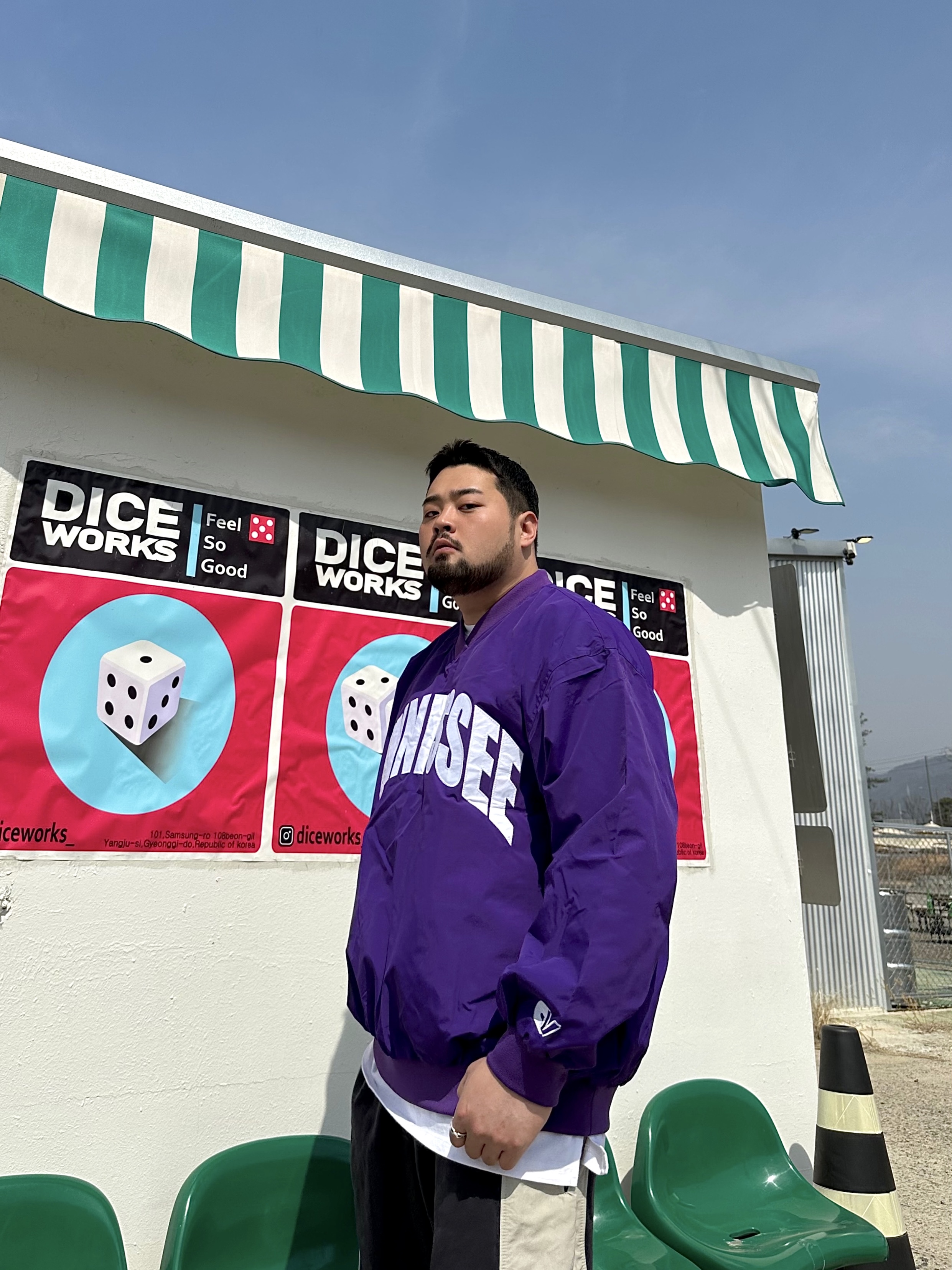 아플리케 웜업 져지 6COLOR 빅사이즈 짐웨어 오버핏 상의 에이오알닷 - 상세 이미지 3