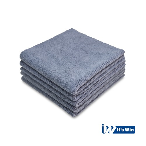 [재구매 많은] 잇츠윈 다용도 멀티타월 마이크로화이버 5매입 40x40cm, 그레이, 1개