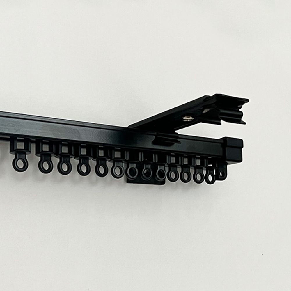 밀스 커튼 이중레일 듀얼 브라켓