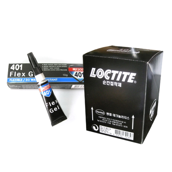 록타이트 401 젤 10g 순간접착제 본드 1박스 15개 - 상품 이미지