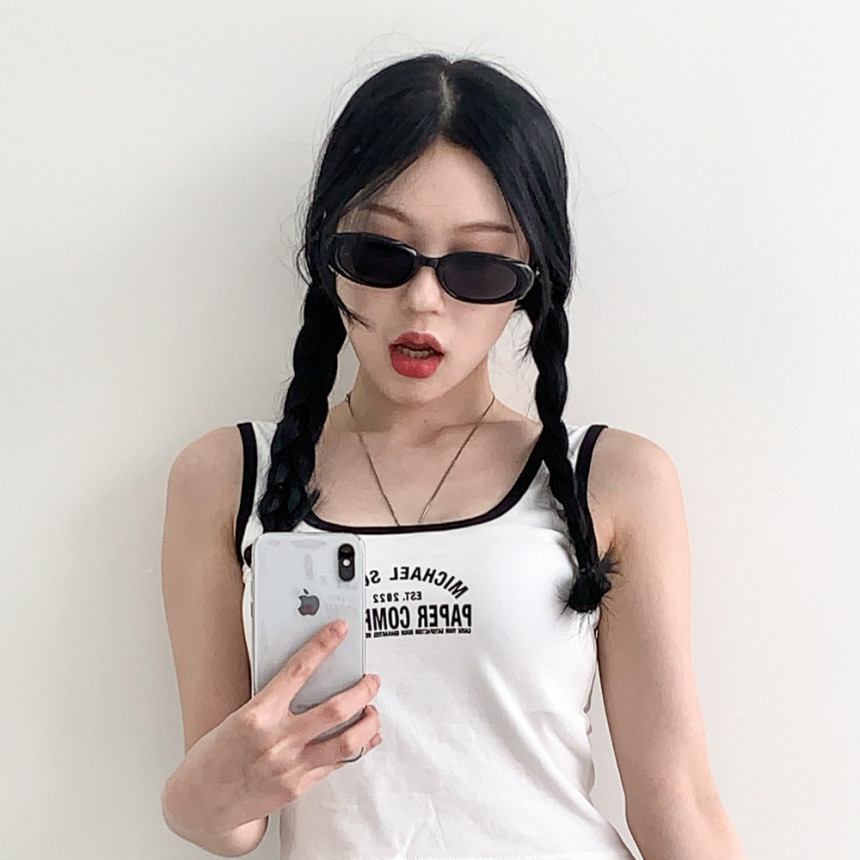 [UV400/선글라스16종] 캣츠 유니크 힙 y2k 라운드 인싸 레트로 자외선차단 틴트 선글라스 모음 상세 이미지 74