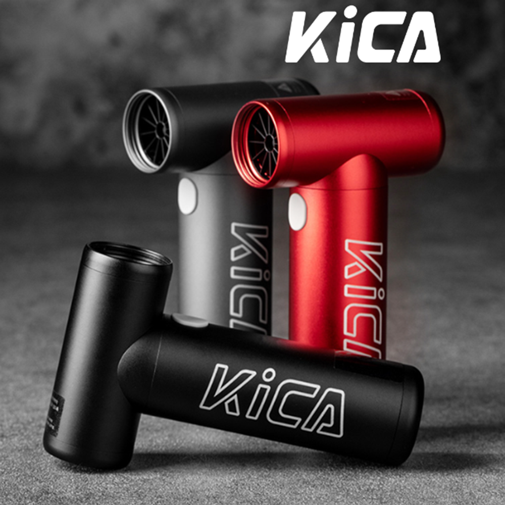 kica 카이카 무선 미니 에어건 불고빨고 초강력 차량용 캠핑용 공기주입 청소 콤프레샤