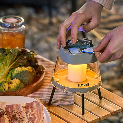 크레모아 아테나 모기퇴치 캠핑랜턴 모기향 훈증기 케이스 벌레 해충 충전식 감성LED램프