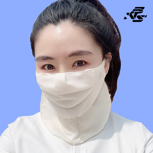 밥앤스미스 여성 골프마스크 페이스커버 볼 햇빛차단 운동 등산 얼굴가리개 쿨 마스크 - 상품 이미지