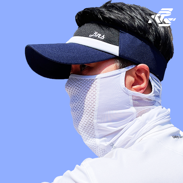 밥앤스미스 쿨링 자외선차단 안면마스크 등산 자전거 운동 마스크 얼굴햇빛가리개 페이스커버 - 상품 이미지