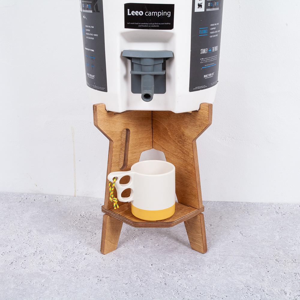 리오캠핑 스탠리 워터저그 받침대 스탠드 투피스 20cm