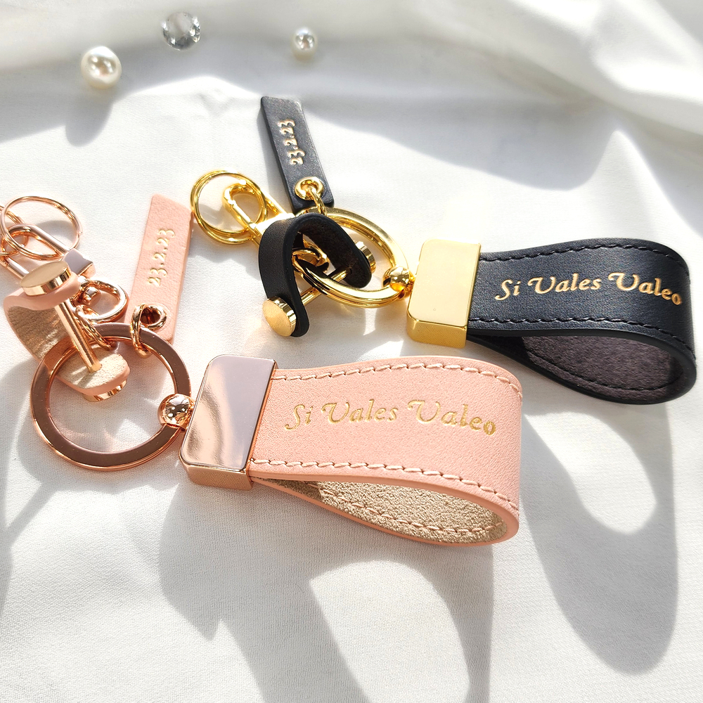 자동차 키링 이니셜각인 커스텀 명품가죽 리본 태슬 포포베 선물용