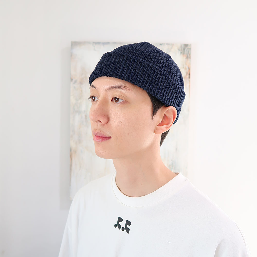 와플 여름비니 여름용 얇은 남자 여자 숏비니 항암 비니 모자