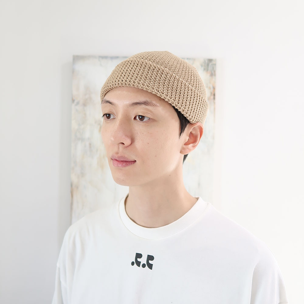 와플 여름비니 여름용 얇은 남자 여자 숏비니 항암 비니 모자