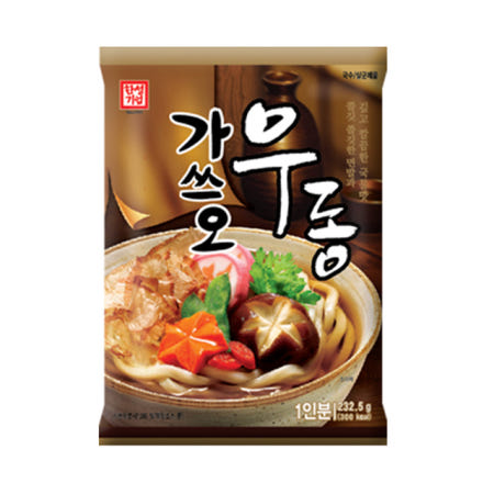 한성마트 깊고 깔끔한 가쓰오 우동 232.5G