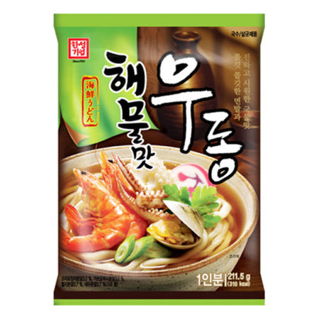 한성마트 휴게소 해물맛 우동 1인분 211.5G