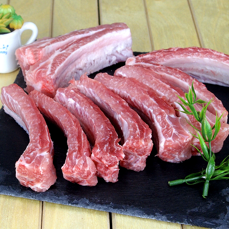 으뜸한돈 냉장 삼겹살 오겹살 1kg 목살 캠핑 고기 등갈비 가브리살 수육용 통갈매기살