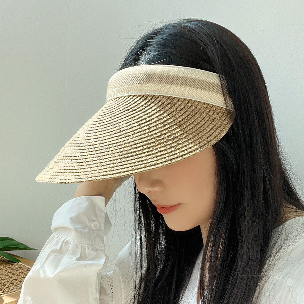라탄 썬바이저 여성 썬캡 여름 모자 추천 헬렌 밀짚 모자 썬바이저 사용후기