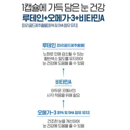 닥터브라이언 루테인 오메가3 비타민A 비타민E 아연 60캡슐 x3병 6개월 눈건강 면역력 이미지 2