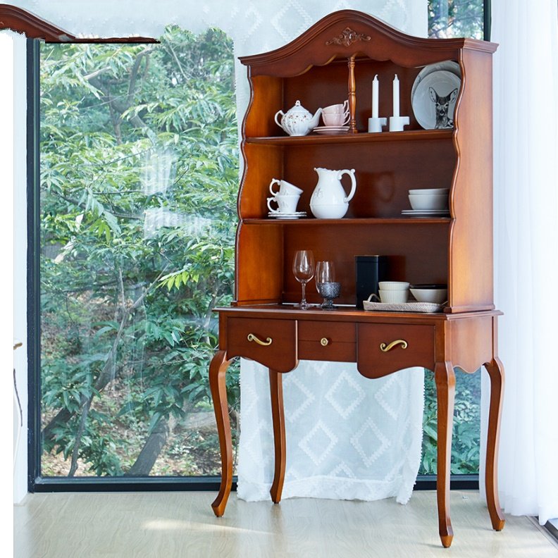 고급 카페 장식장 클래식 인테리어 엔틱장식장 빈티지 트로피 진열장