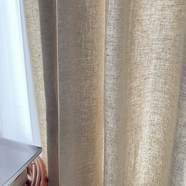 린넨 아이방커튼 민트 핀스타일 제작커튼