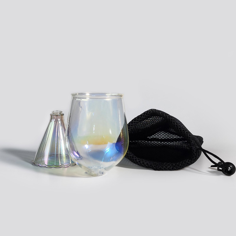 캠핑 플라스틱 휴대용와인잔 조립형 아웃도어 캠핑 390ml - 상세 이미지 3