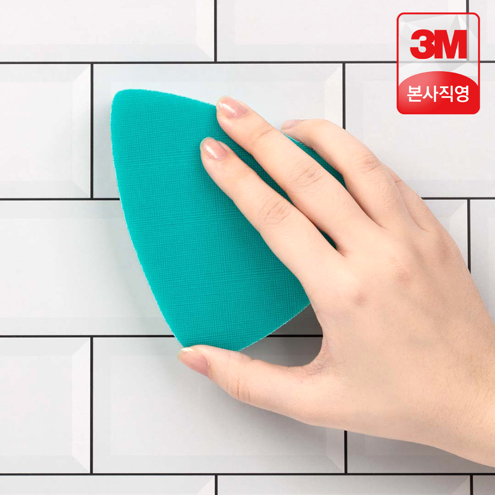 3M 욕실청소 스크럽 스펀지 수세미 6입 세면대청소 스카치브라이트