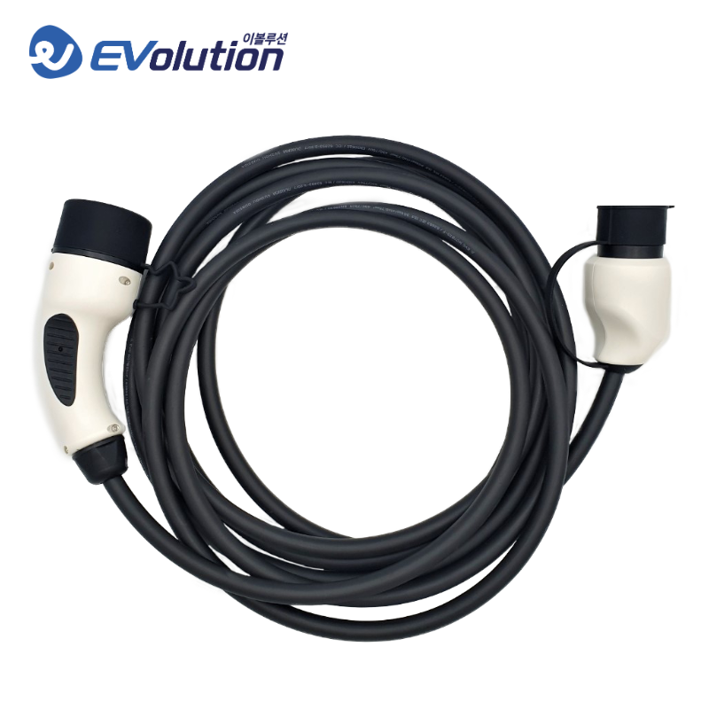 전기차 충전기 듀오시다 B타입 완속 케이블 7핀 커넥터 32A 6M 충전케이블 SM3 ZE